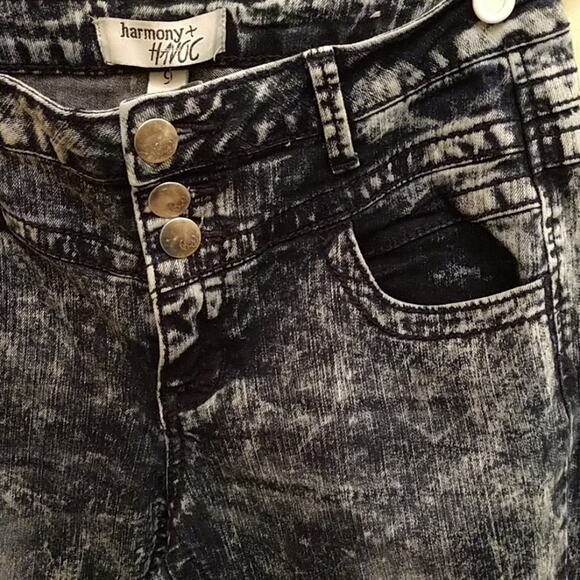 Harmony + Havoc Jeans Acid Wash Jeans size 9 - Picture 2 of 7